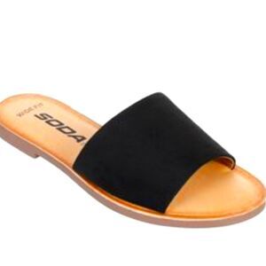 Soda Just Earl From Soda One Vamp Easy Slide-On  Sandal